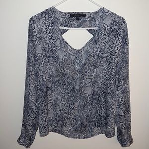 Guess Snake Skin Silk Blouse